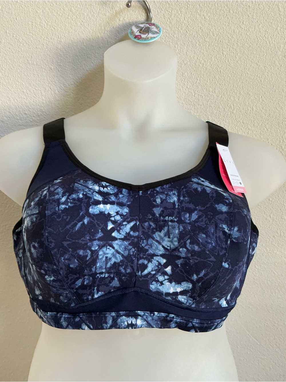 NWT Lane Bryant LIVI Underwire High Impact Wicking Sports Bra 42DDD